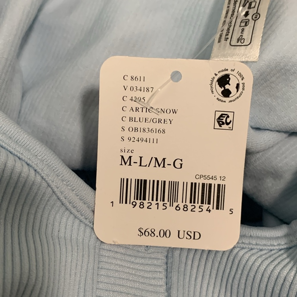 FP MOVEMENT Bail Out Long Sleeve Layer NWT Arctic Snow Blue - Picture 9 of 10